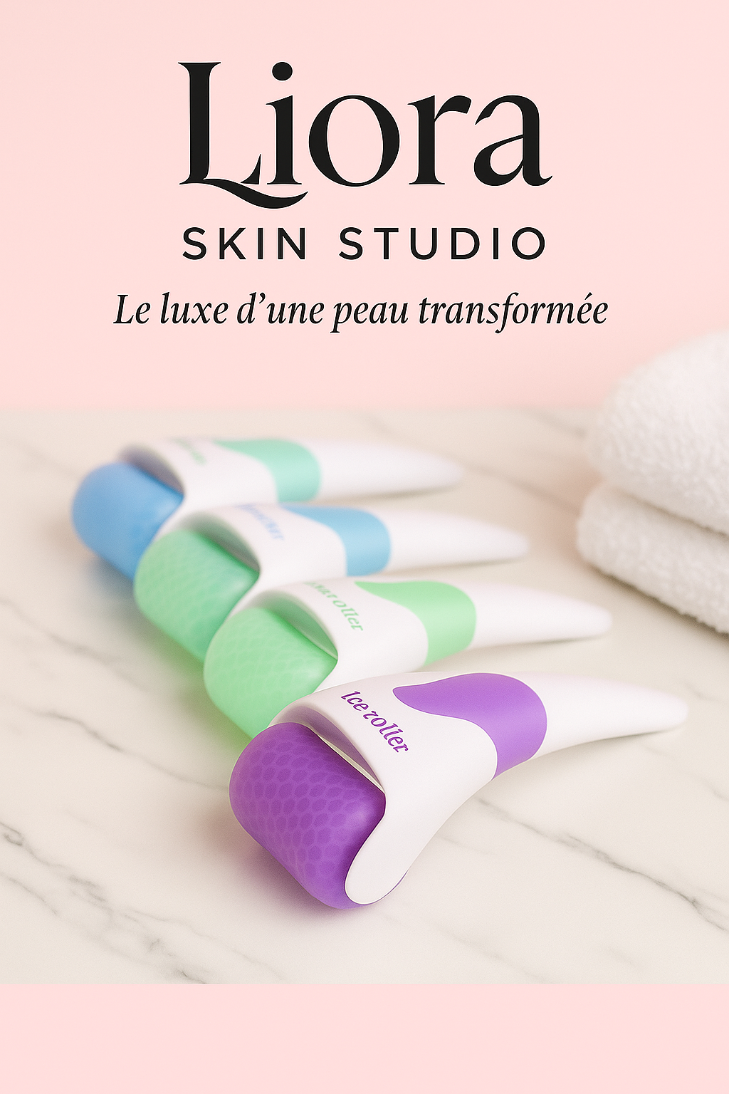 Ice Roller™ – Rouleau Rafraîchissant pour Peau Lumineuse